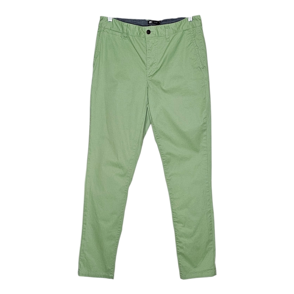 Simons Le 31 Apple Green Organic Cotton Chino Pants men's 32 X 33L